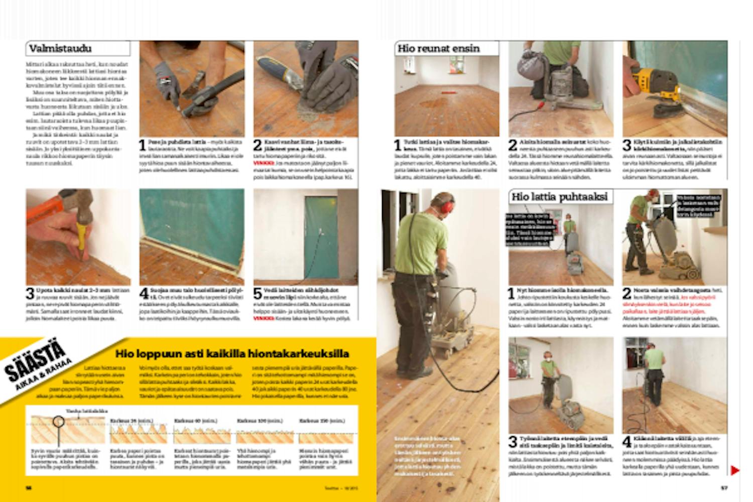 Puulattian hionta Puulattian hionta